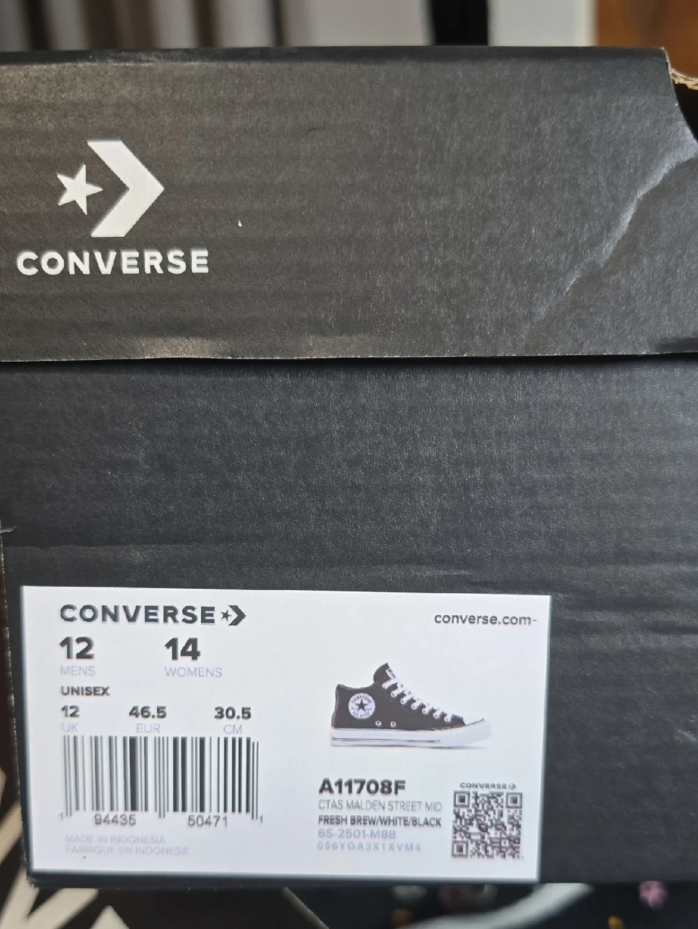 Converse Chuck Taylor All Star Malden Street Mid Brown Fresh Brew Men’s 12 NWT - Picture 6 of 6